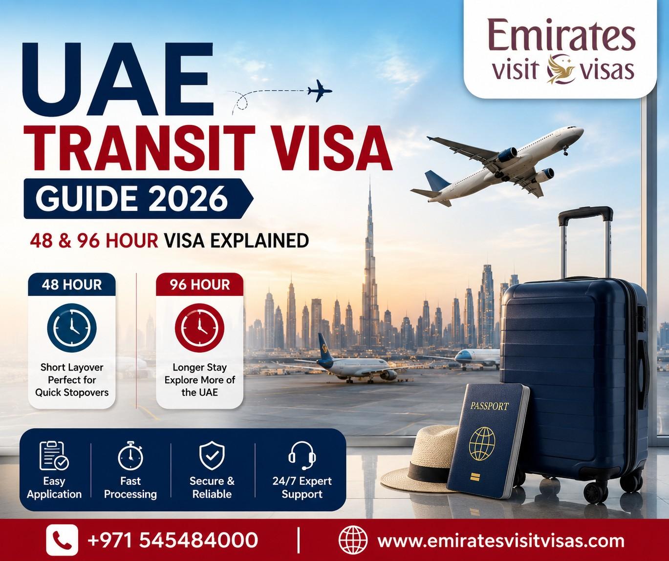 UAE Transit Visa Guide 2026 – 48 & 96 Hour Visa Explained